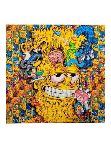 Preview pic of Aaron Brooks x Vincent Gordon (Melty Bros) "Bart" Blotter Print
