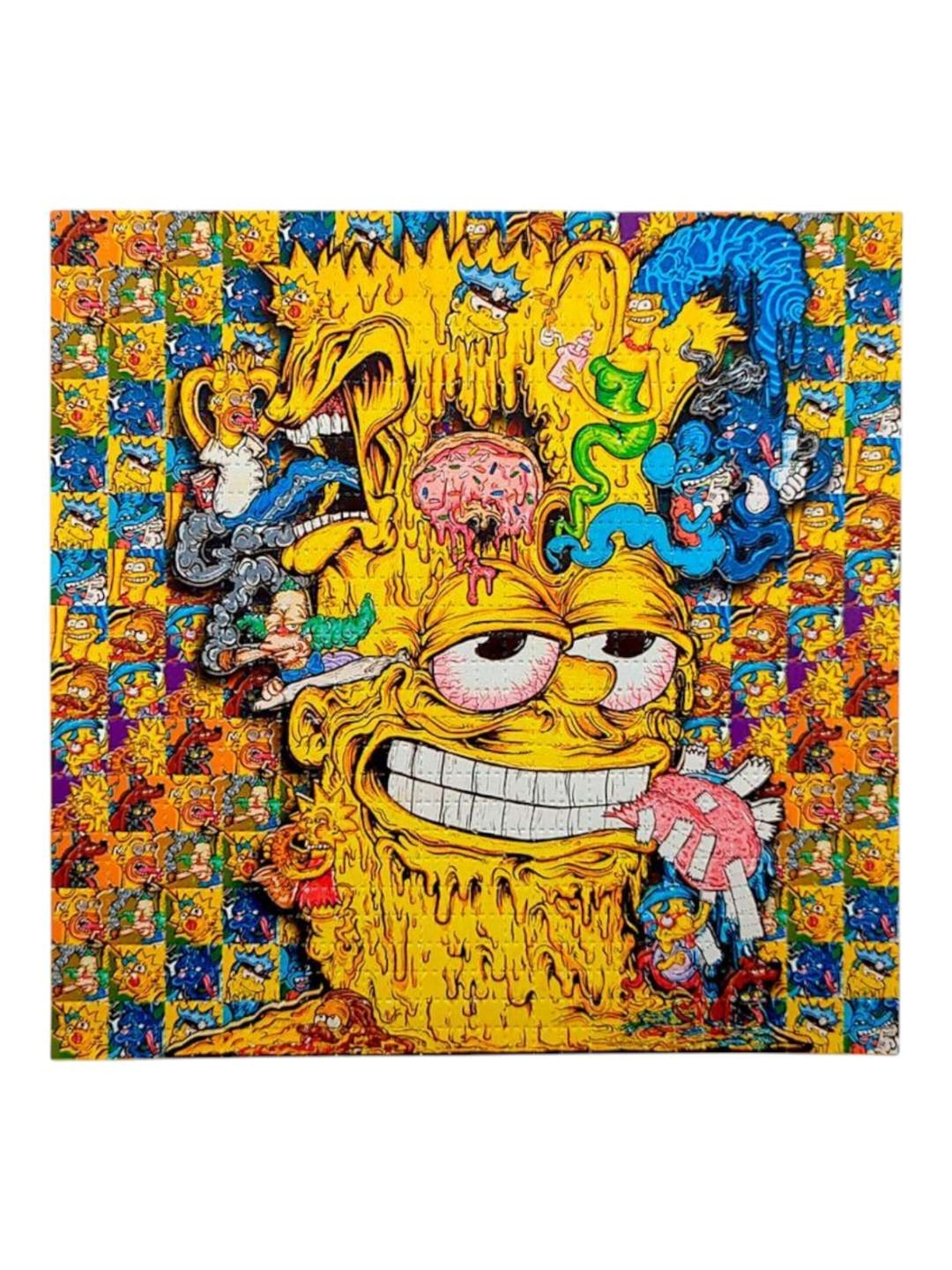 Preview pic of Aaron Brooks x Vincent Gordon (Melty Bros) "Bart" Blotter Print
