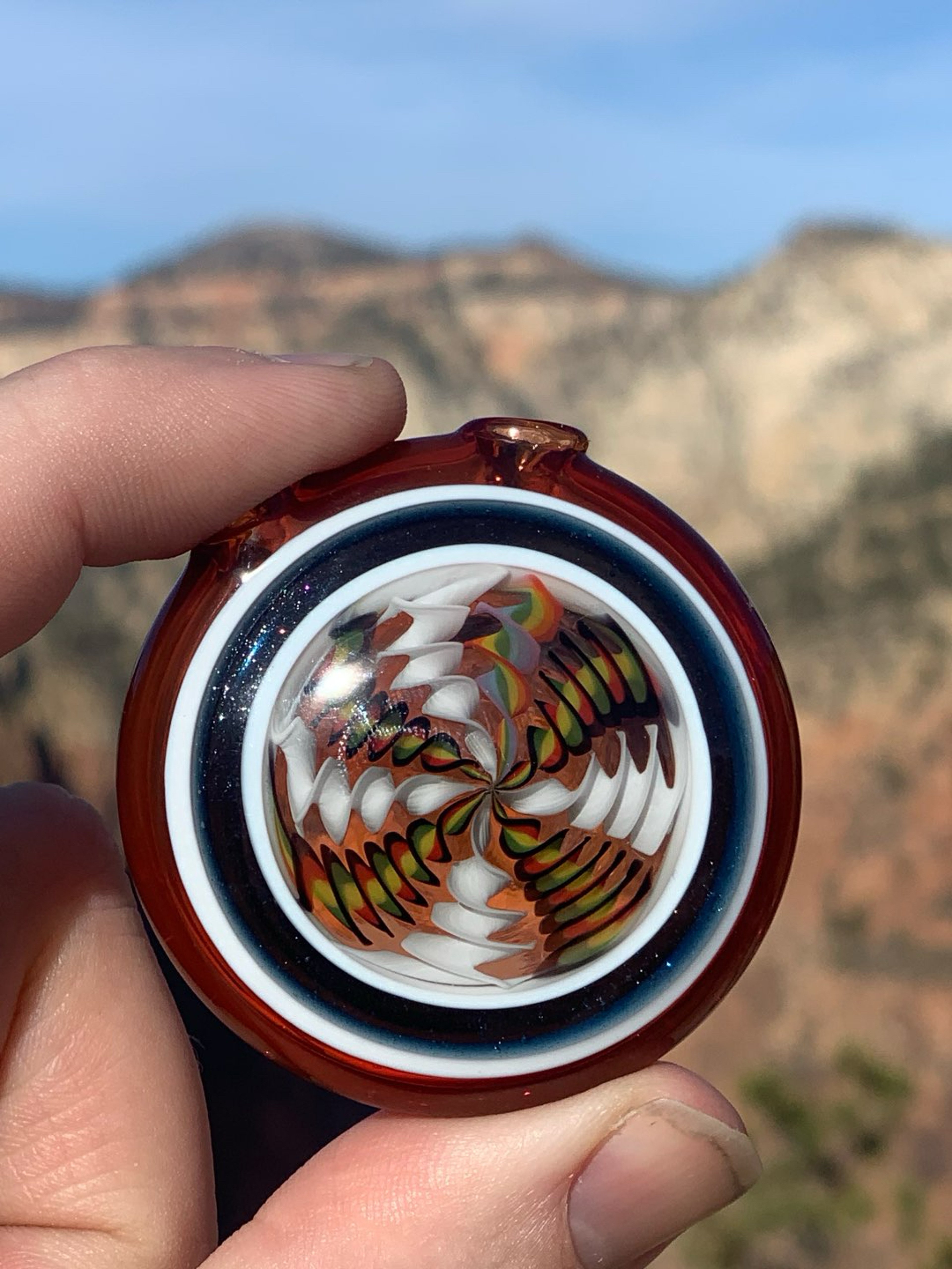 Scout’s Landing Disk Pendant image 0