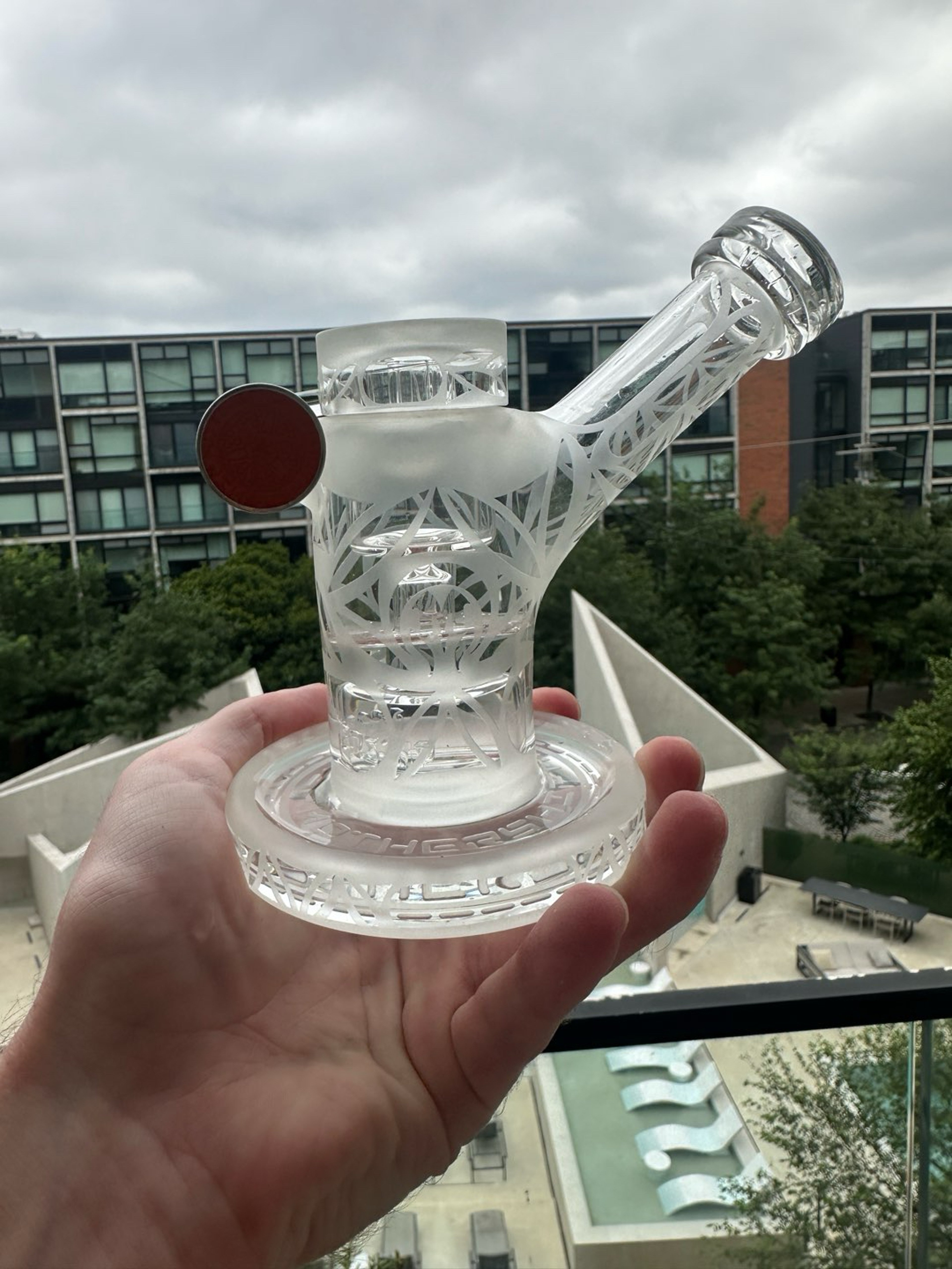 Preview pic of Mothership frosted mini bub (script perc)