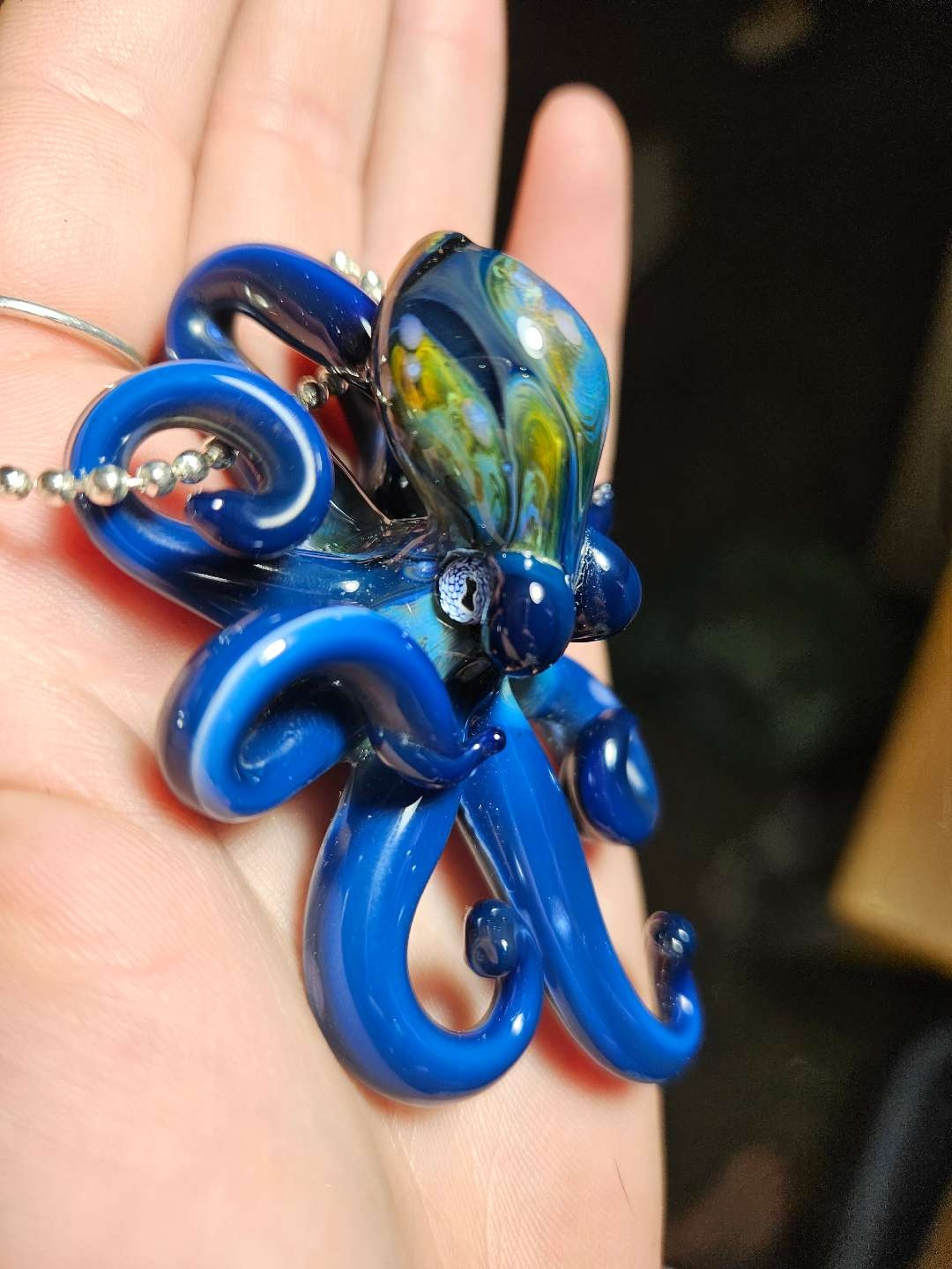 Preview pic of ¡The Purple Gumbolt Kraken by Marilyn Ure! 💜💙