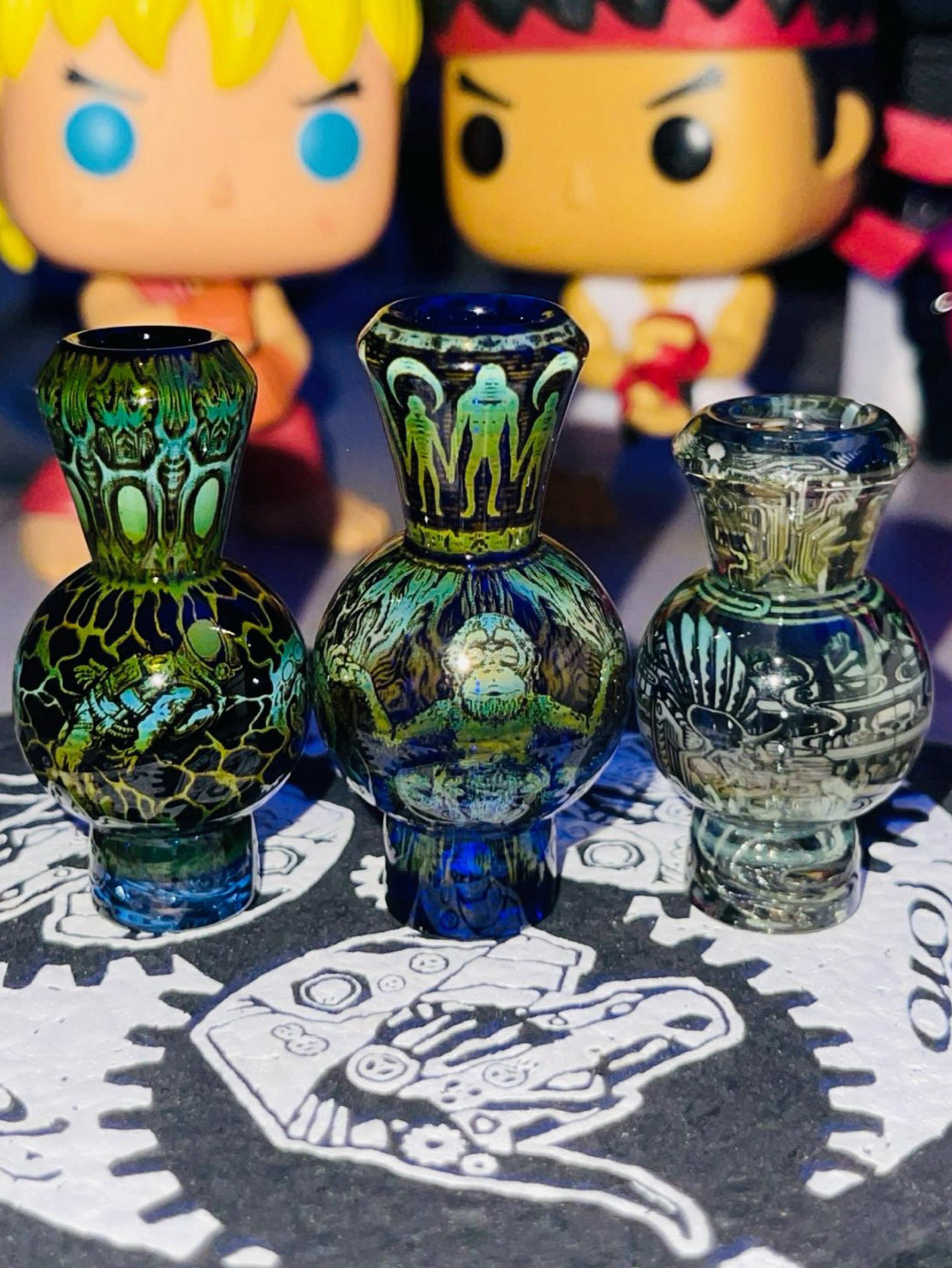 Preview pic of 3 New Mothership Bubble Carp Caps