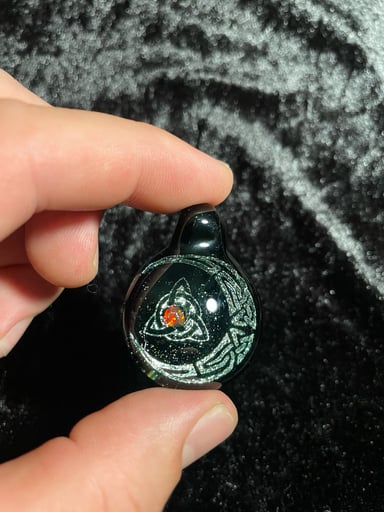 Preview pic of Dichroic Geometry Moon Opal Pendant(Subtl) V2 2023
