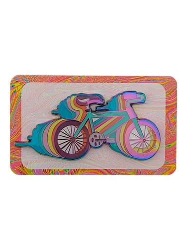 Preview pic of Aaron Brooks x Ground Score "Bike Day" Magnet - LE 25