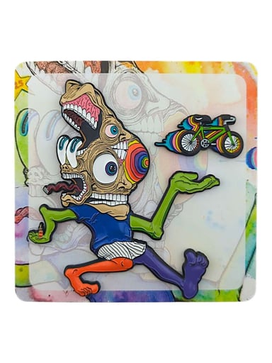 Preview pic of Aaron Brooks x Ground Score "Bike Day" Pin - LE 125