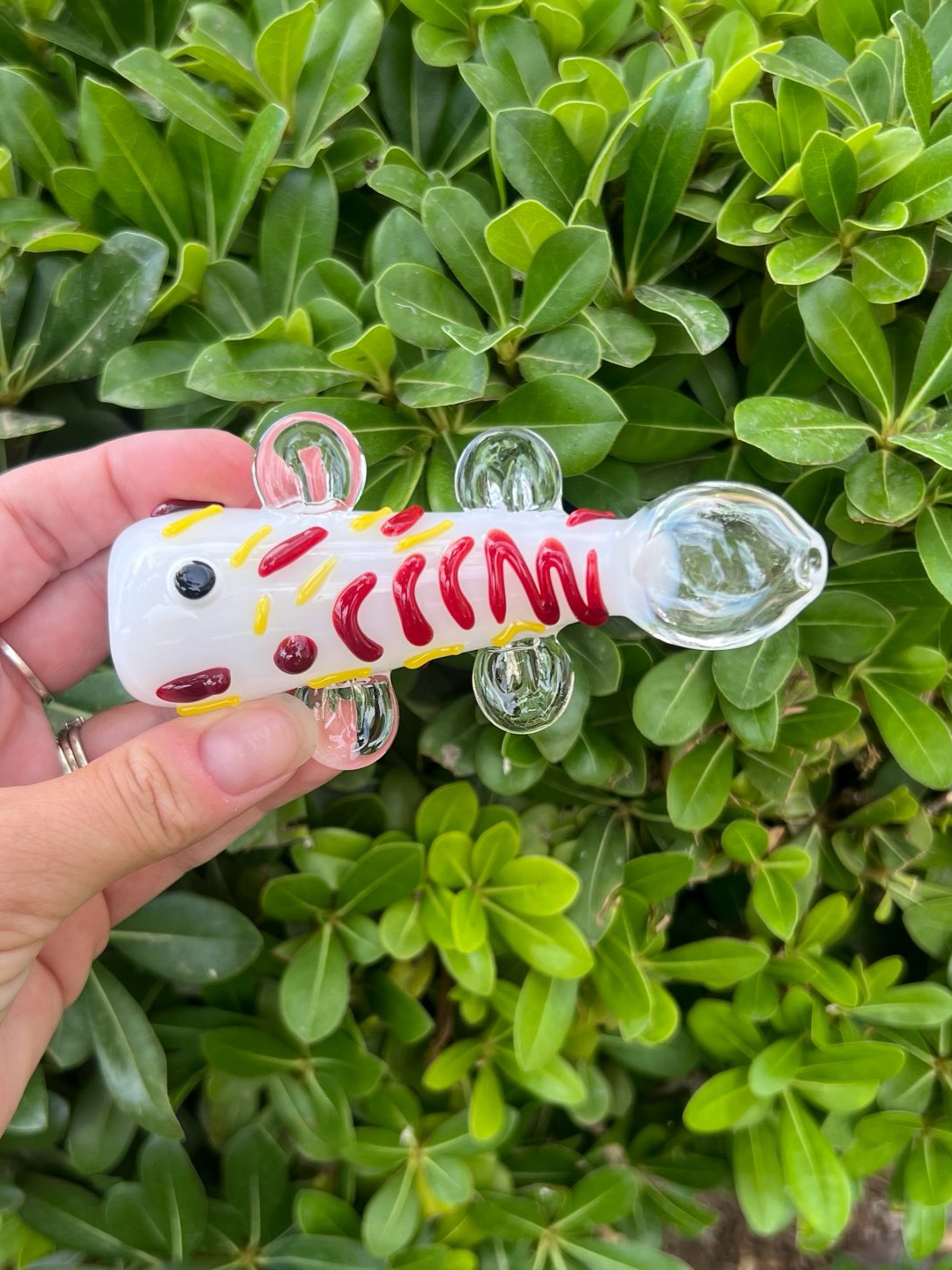 Preview pic of Koi Fish Glass Hand Pipe