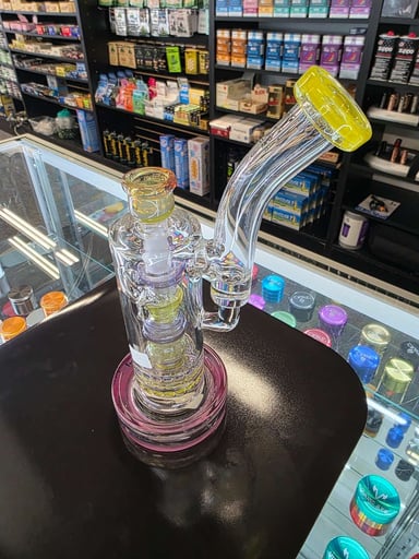 Preview pic of Custom Creations Double Ratchet Perc Bubbler/Rig
