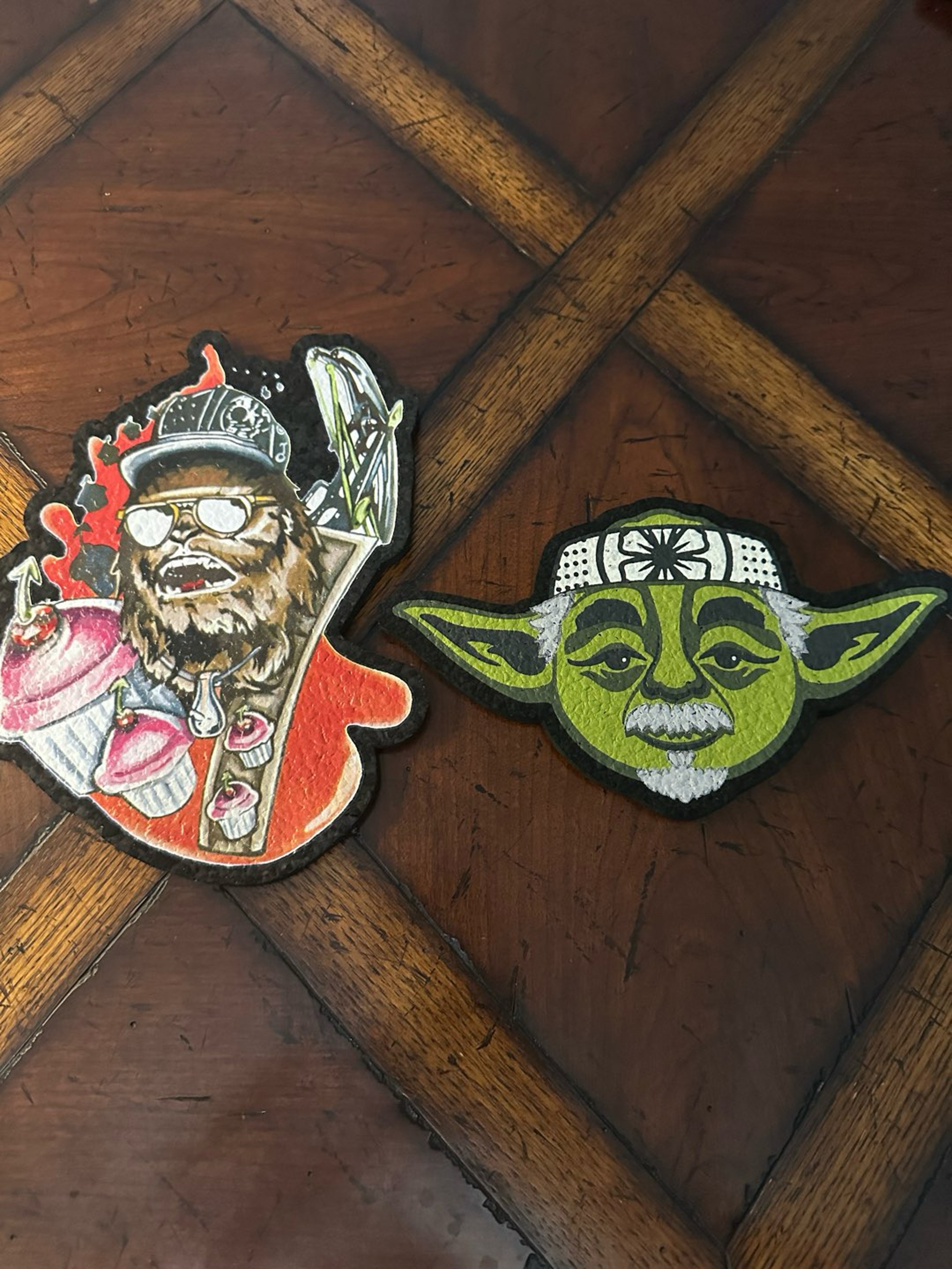 Preview pic of Yoda miyagi and Chewbacca mood mat