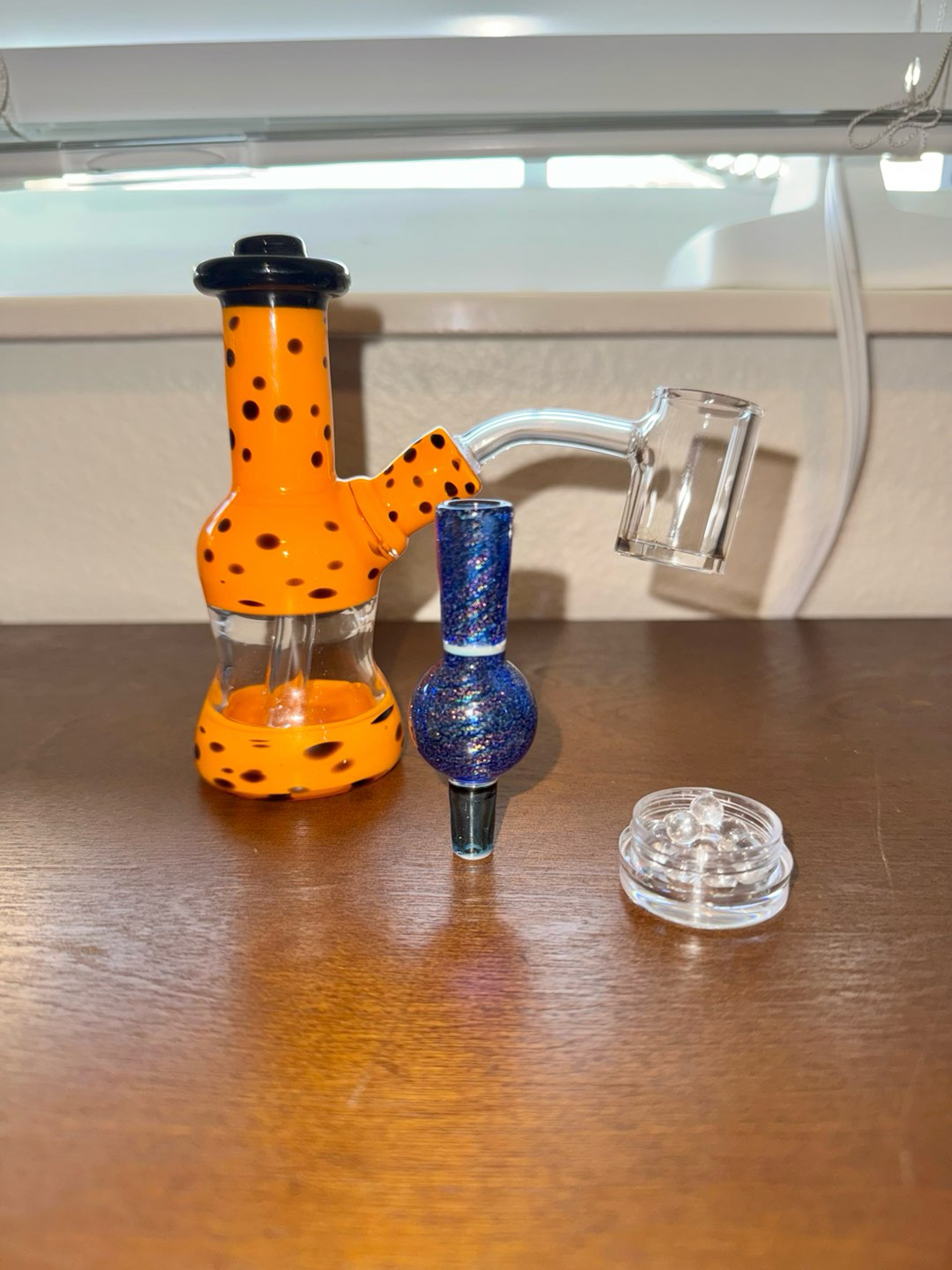 Preview pic of Full Heady Setup (Rig, Banger, Cap, Pearls, Extras!)
