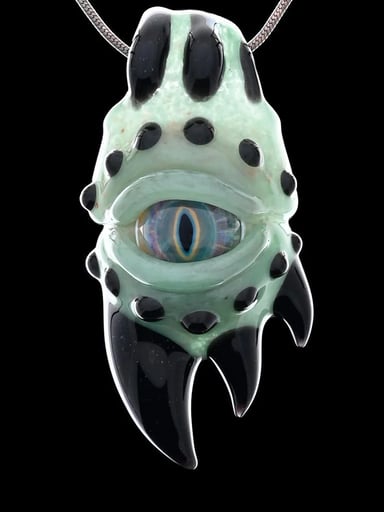 Preview pic of Salt Glass - Pendant (Mint/Galaxy)