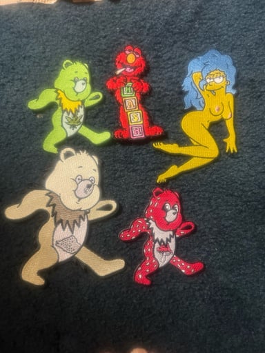 Preview pic of Assortment of never used HUSSLE patches