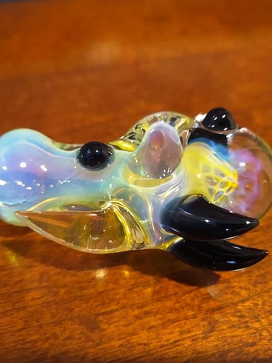 Preview pic of Fumed Implosion Glass Bowl