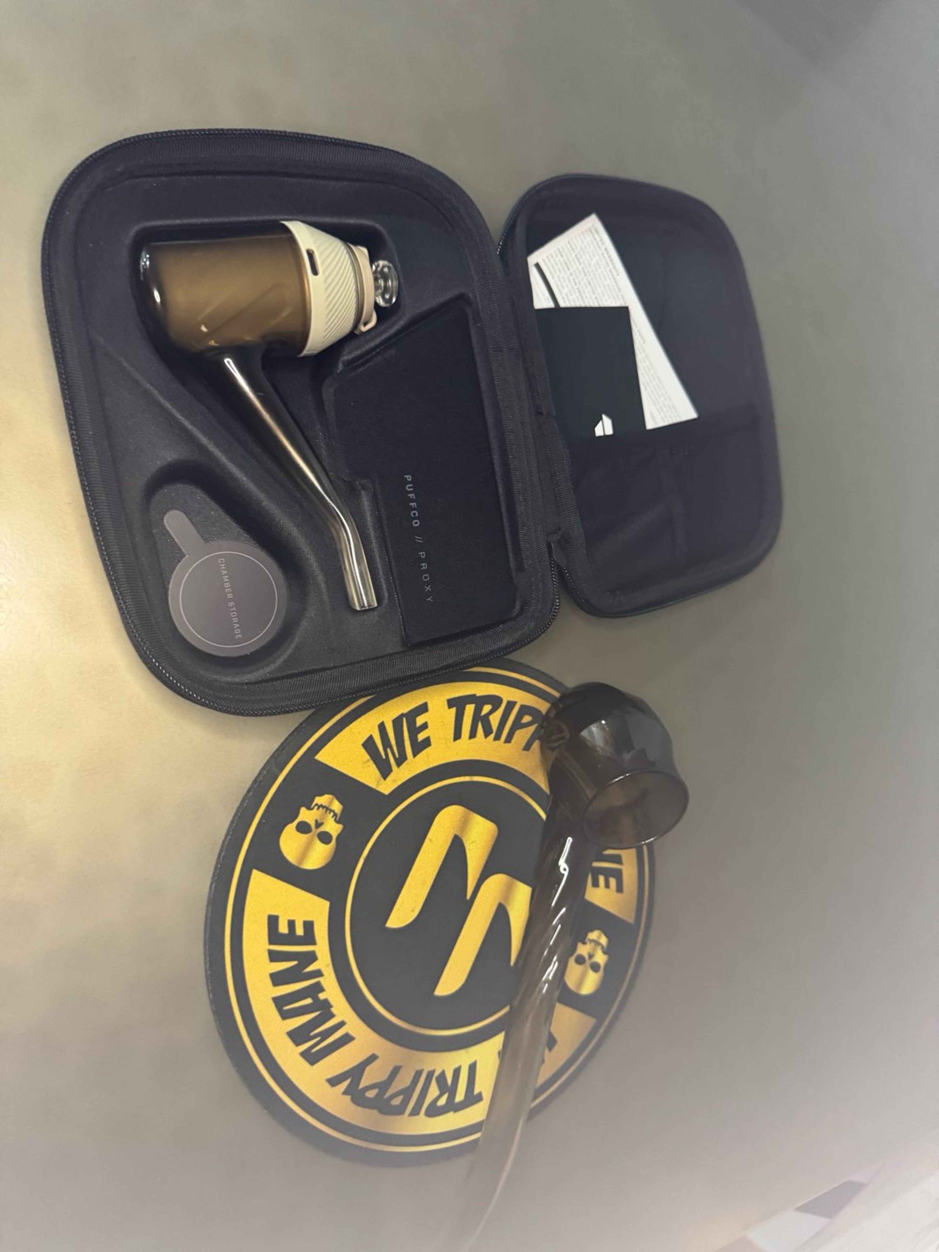 Preview pic of Puffco Proxy Bundle – Extra Chamber + Wizard Pipe + Glass Connector + Original Box