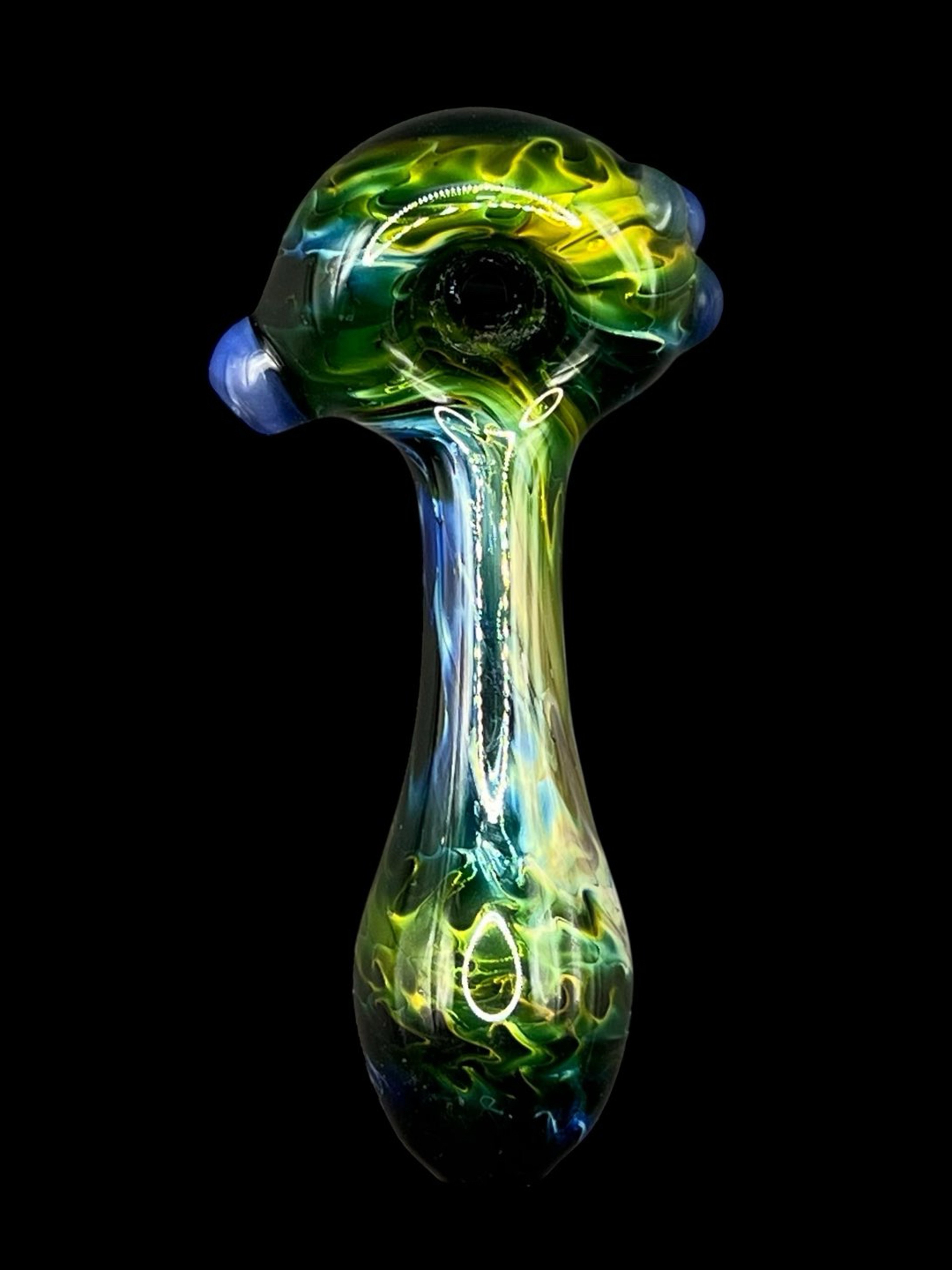 Preview pic of Fumed Glass Hand Pipe by The Beardless Menace