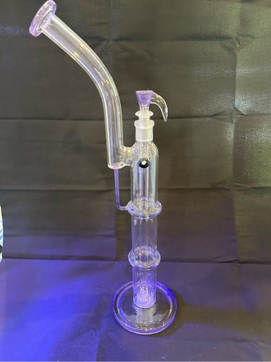 Preview pic of OJ Flame King Bubbler Purple Accents