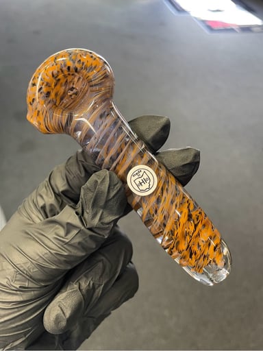 Preview pic of Frit Twist Pipe Orange
