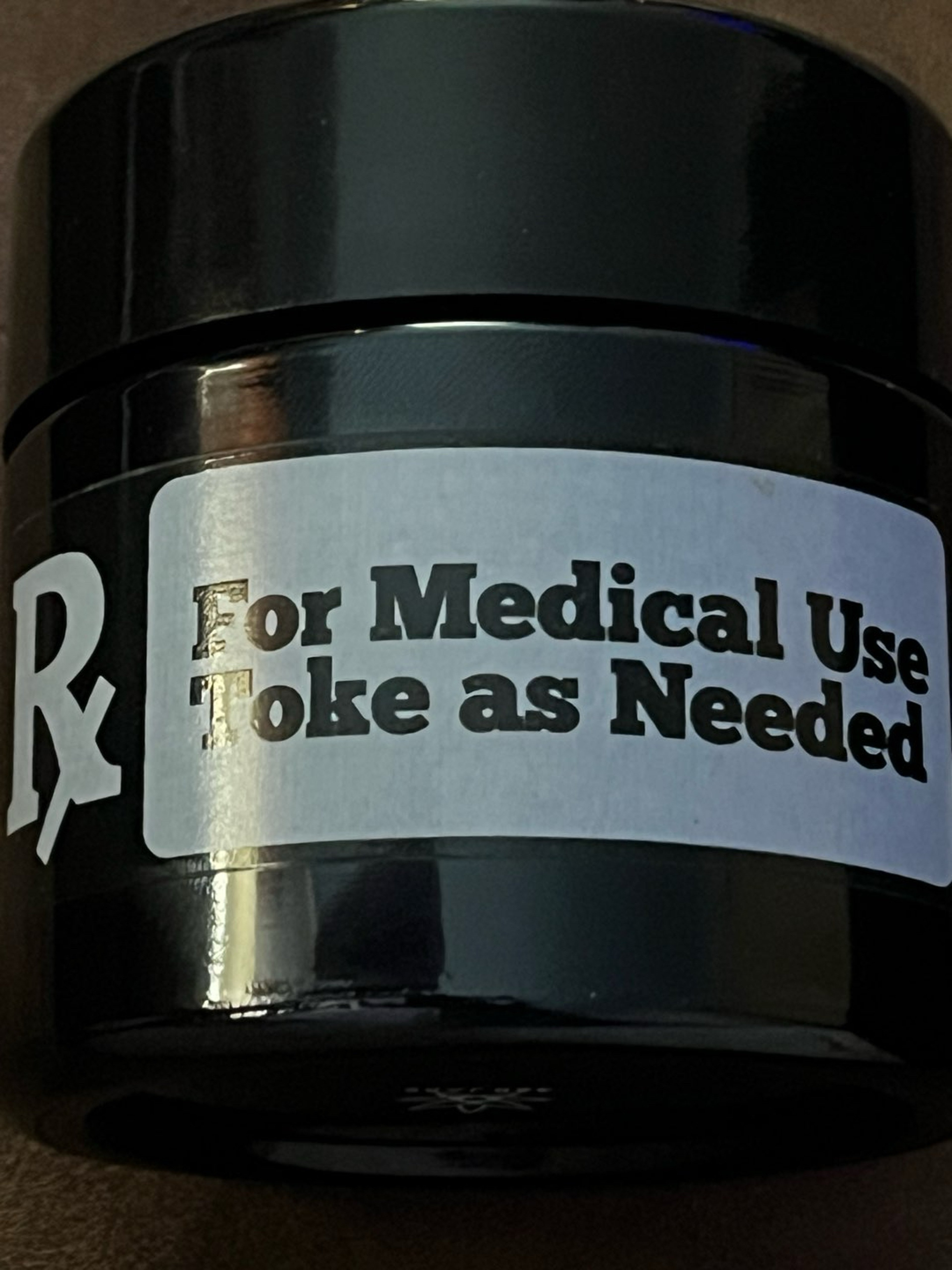 420 Jars BLACK Medicine Jar Glass Herbal Storage image 0