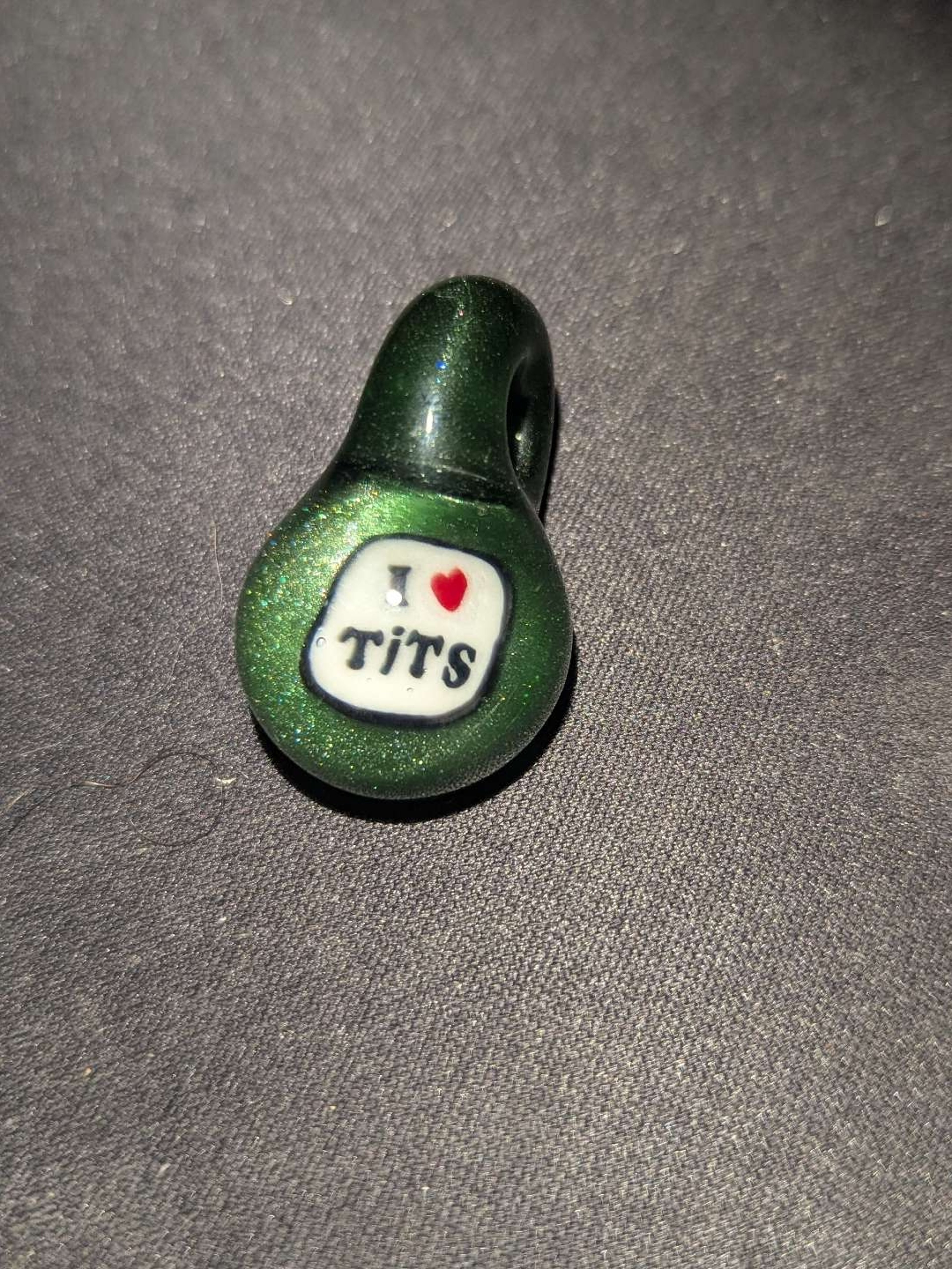 Preview pic of I heart Tits pendant