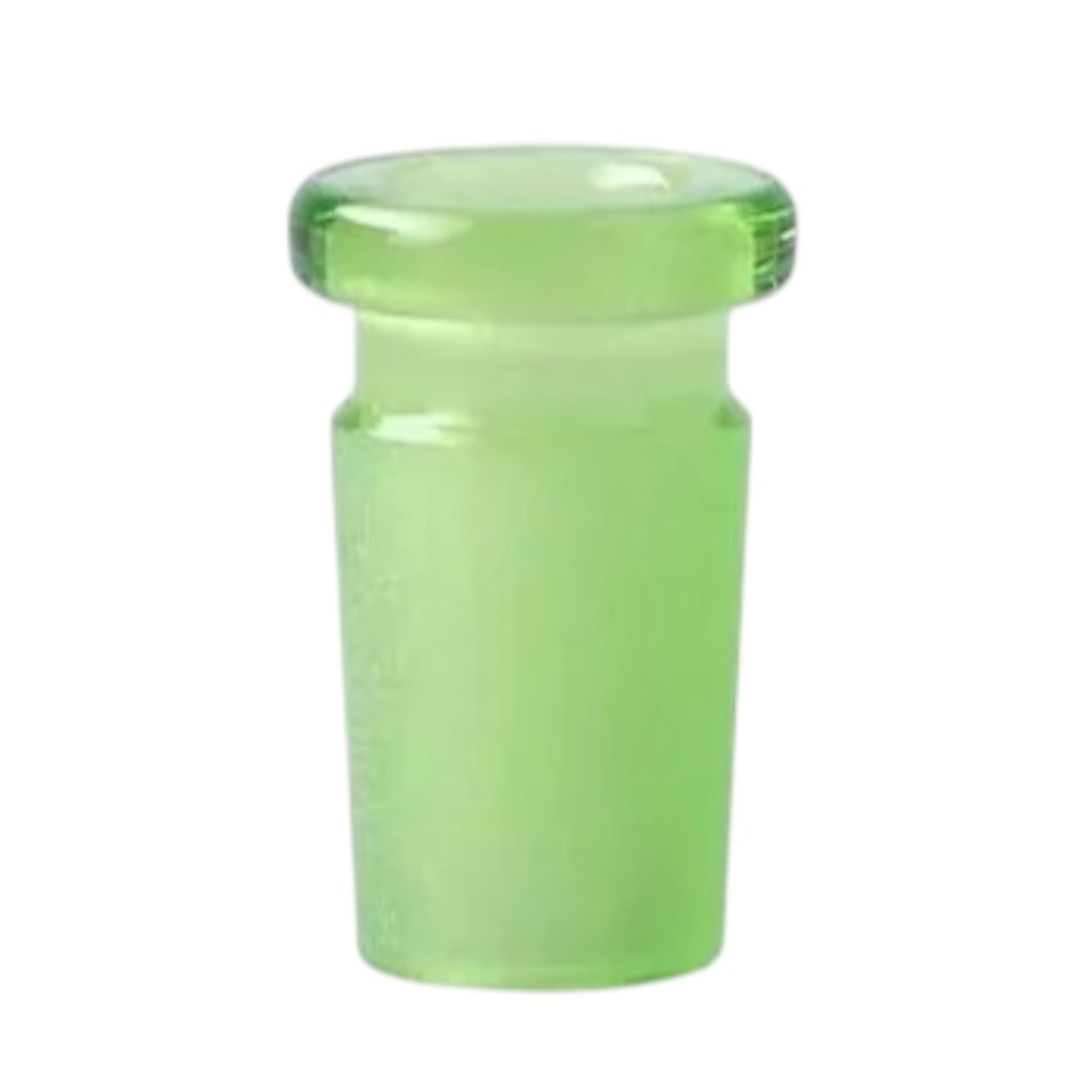 Green Glass Adapter – 14mm Male to 10mm Female Joint Converter image 0