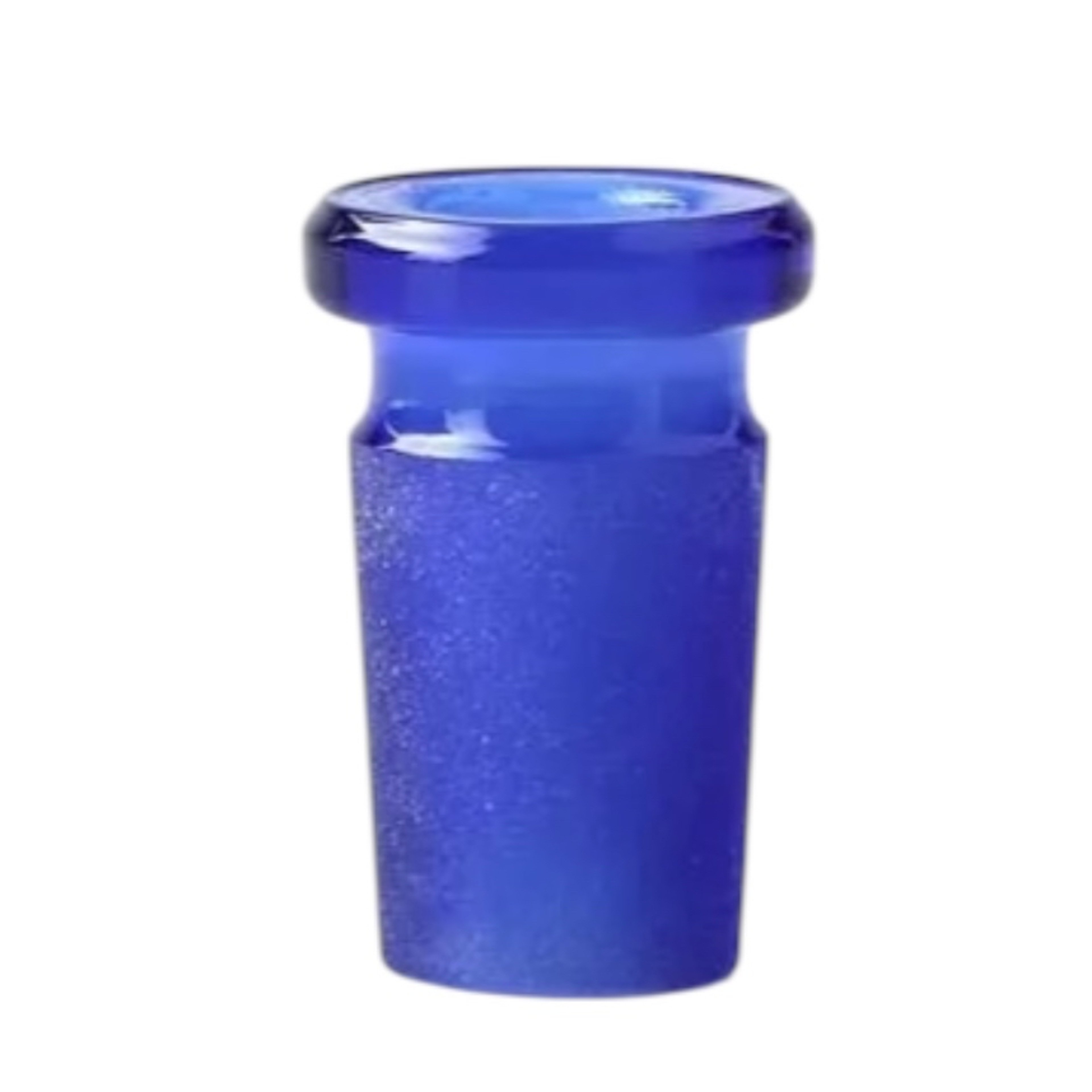 Blue Glass Adapter – 14mm Male to 10mm Female Joint Converter image 0