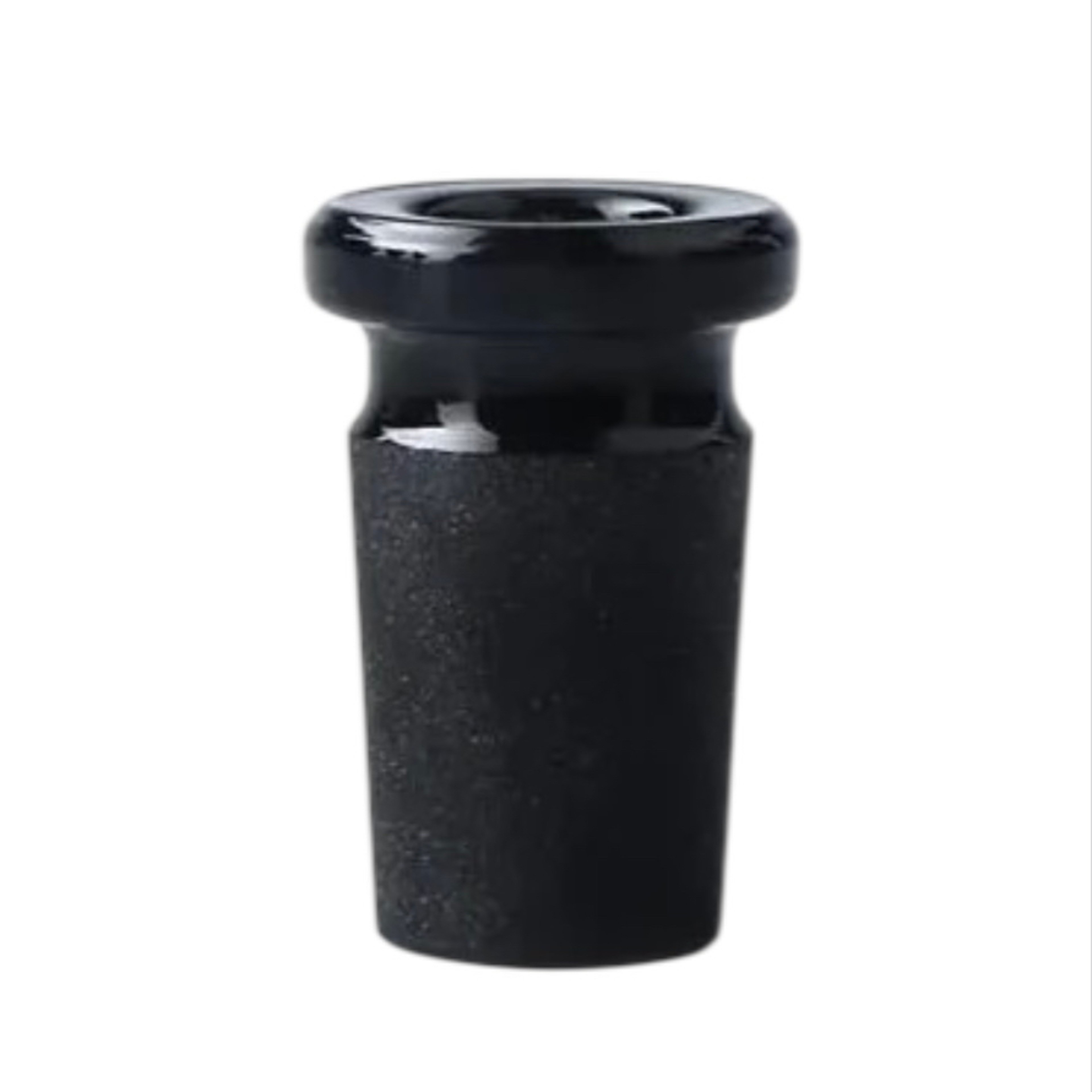 Black Glass Adapter – 14mm Male to 10mm Female Joint Converter image 0