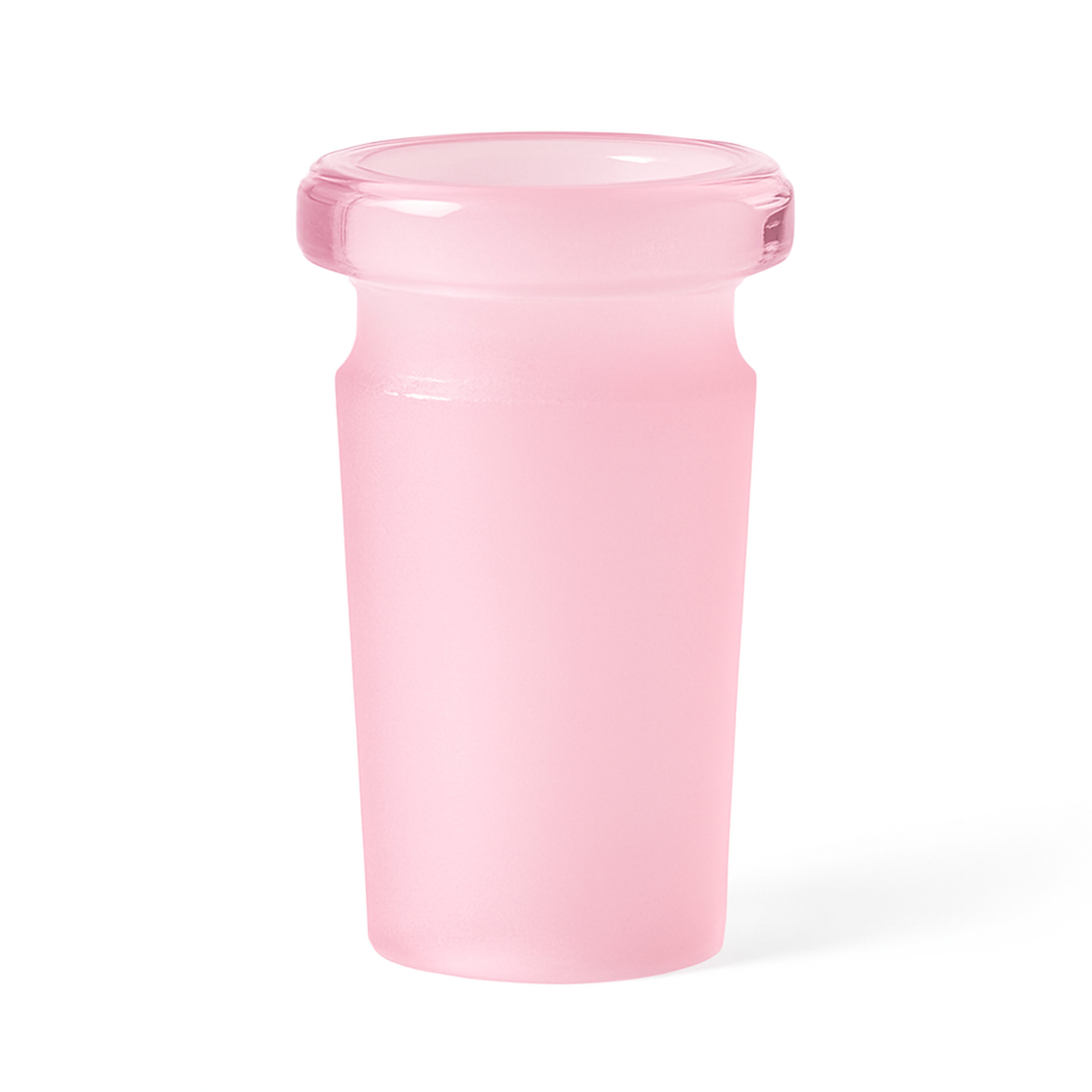 Pink Glass Adapter – 14mm Male to 10mm Female Joint Converter image 0