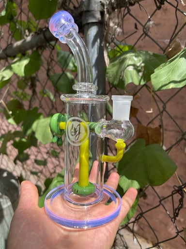 Preview pic of Pink slyme , forest green and Roswell color, 8.5” tall and 14mm