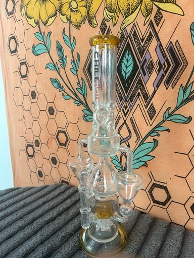 Preview pic of Chill glass flower cyclone recycler