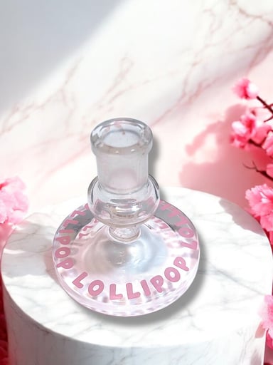 Preview pic of LollipOp Thick Glass 14mm Female Stand in Pink