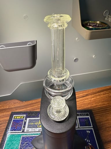 Preview pic of Dr. Dabber Switch 2 - Kadabra Glass Worked Bubbler and matching Spinner Cap