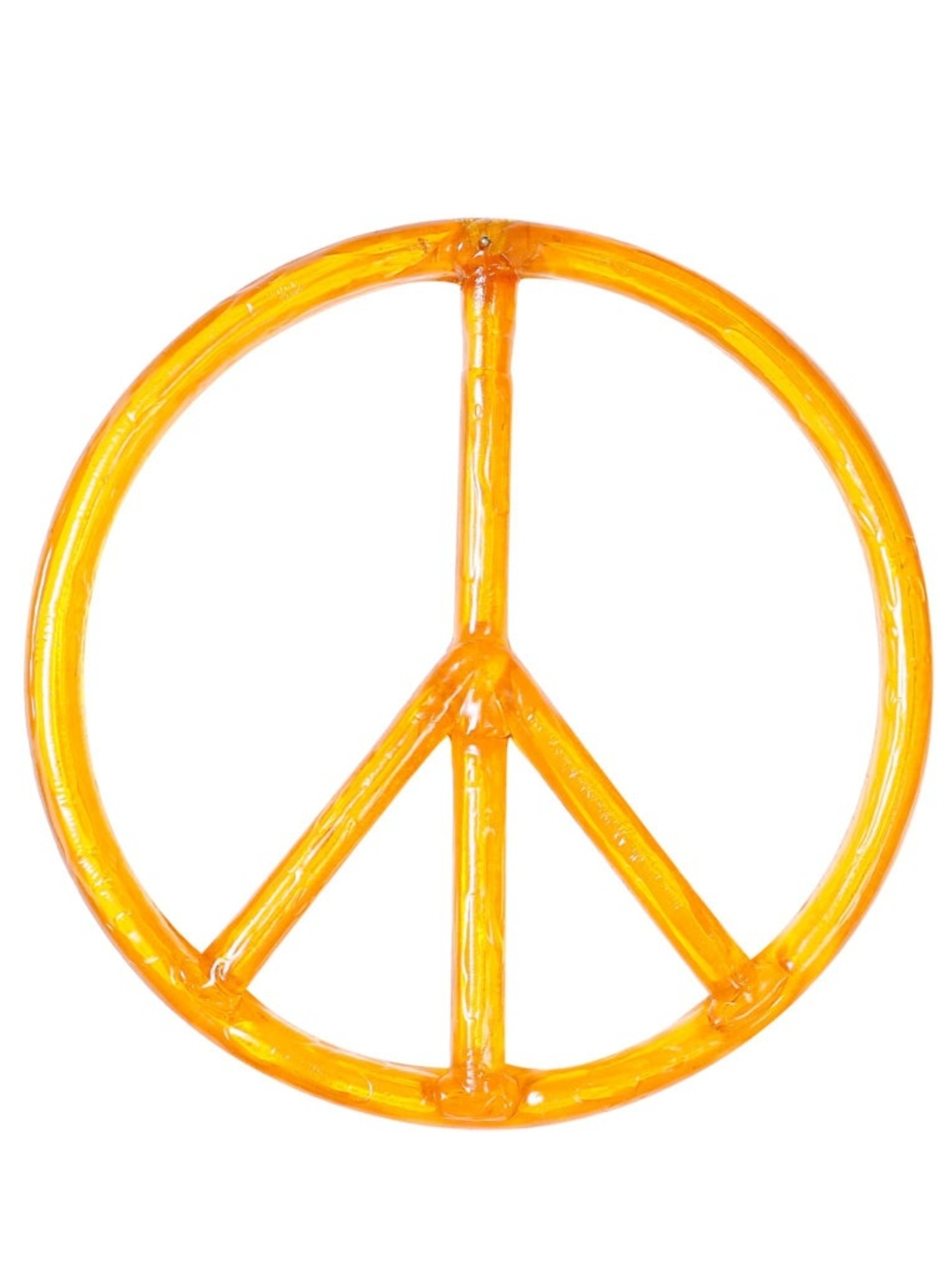 Vintage Acrylic Lucite Peace Sign image 0