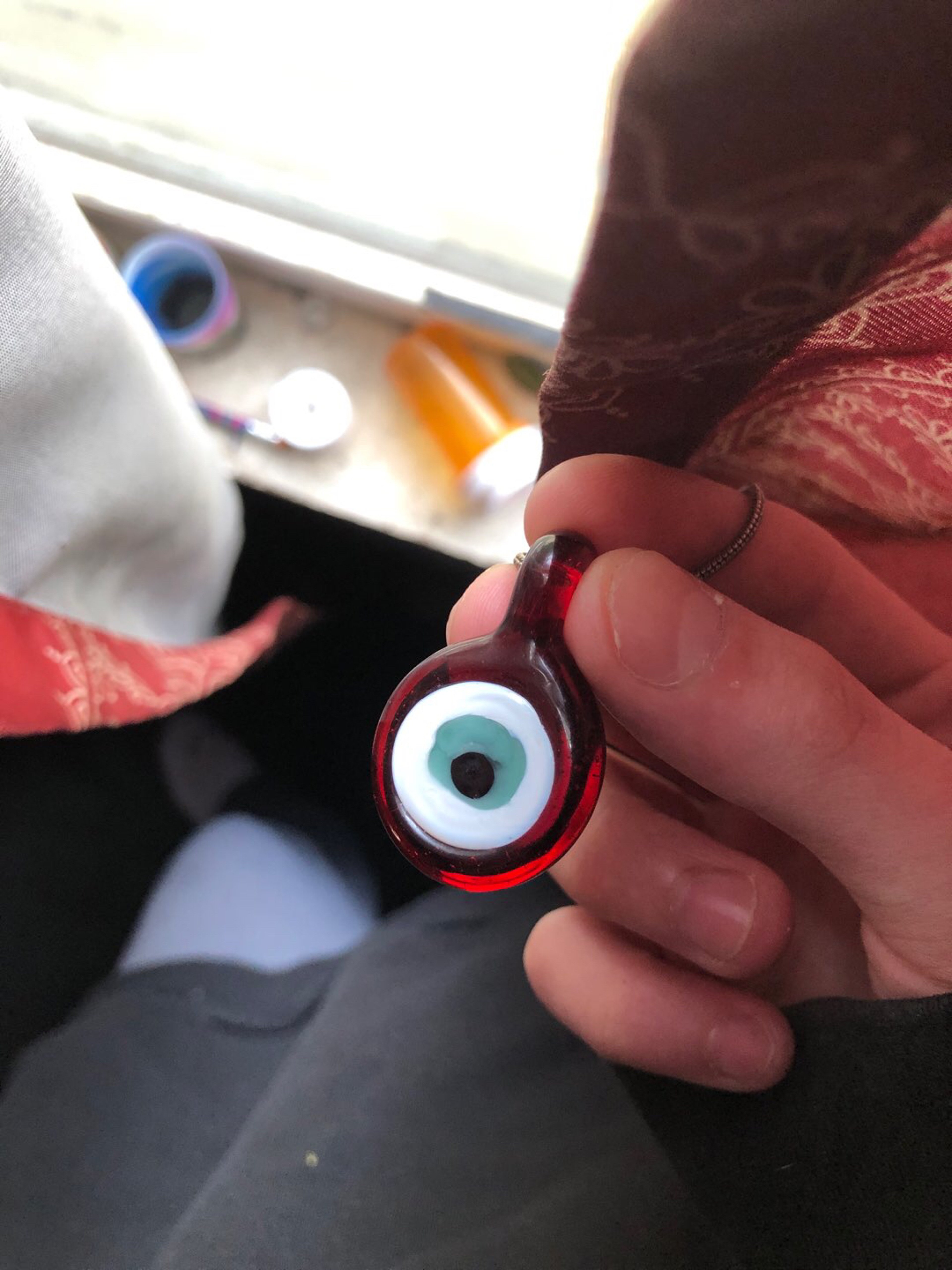 Preview pic of Pomegranate evil eye pendy 🧿