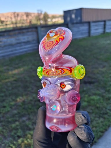 Preview pic of Purple Totem Bird Wet Puffco Top