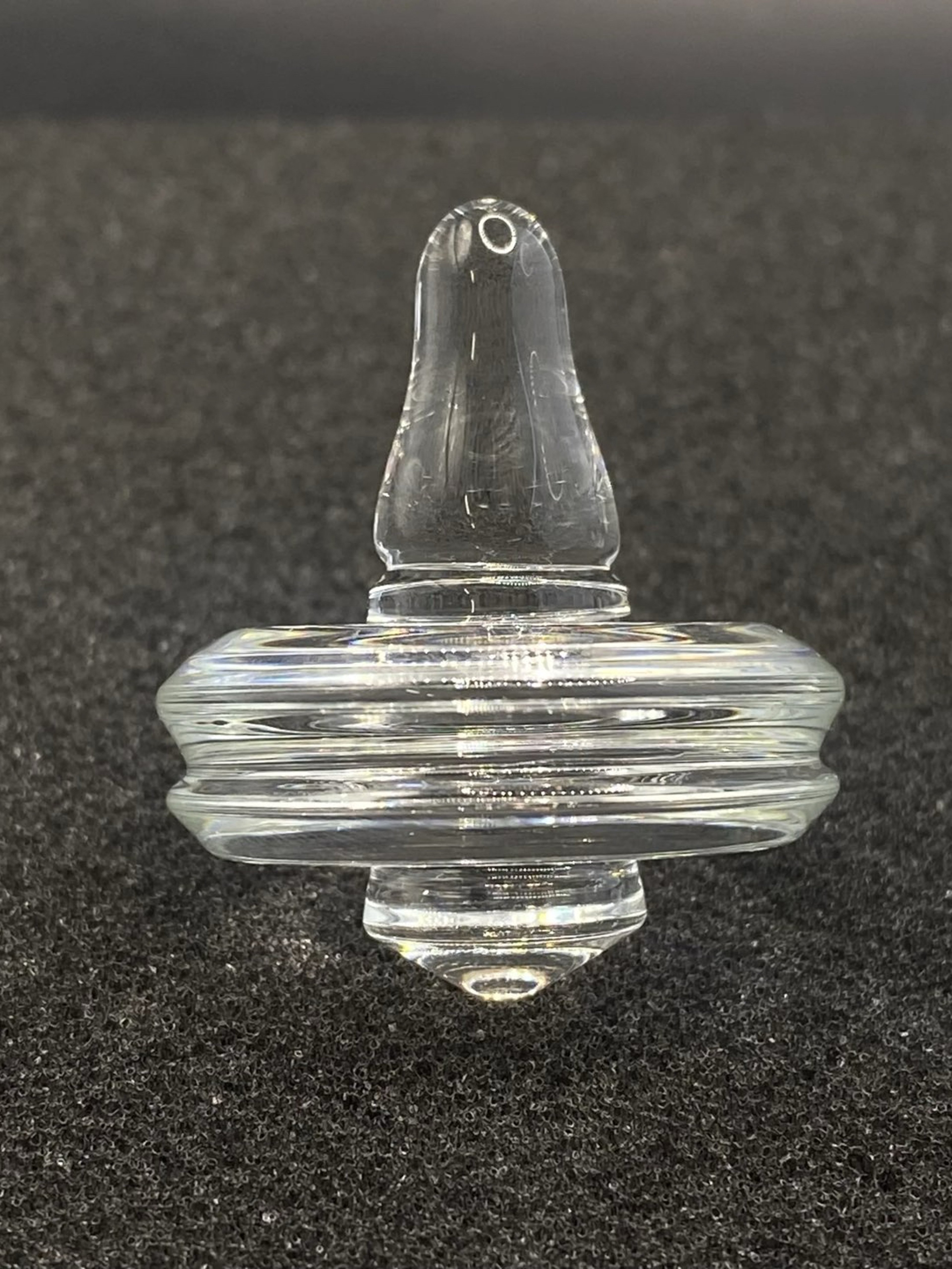 Clear Terp Slurper Cap by The Beardless Menace - Spinner Top image 0