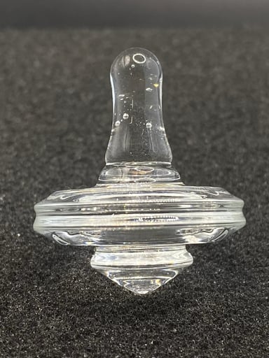 Preview pic of Clear Terp Slurper Cap by The Beardless Menace - Spinner Top
