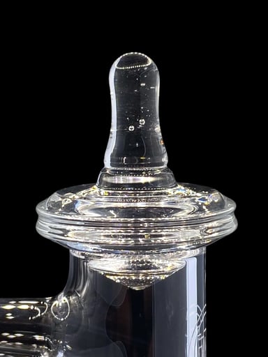 Preview pic of Clear Terp Slurper Cap by The Beardless Menace - Spinner Top