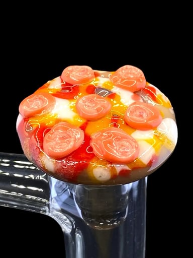 Preview pic of Pepperoni Pizza Control Tower Cap by 904 Pizza Boy