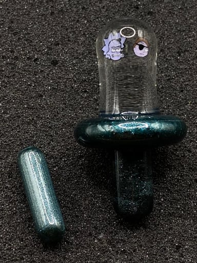 Preview pic of Keys Glass - Rick & Morty Unobtanium Control Tower Plug Cap Set