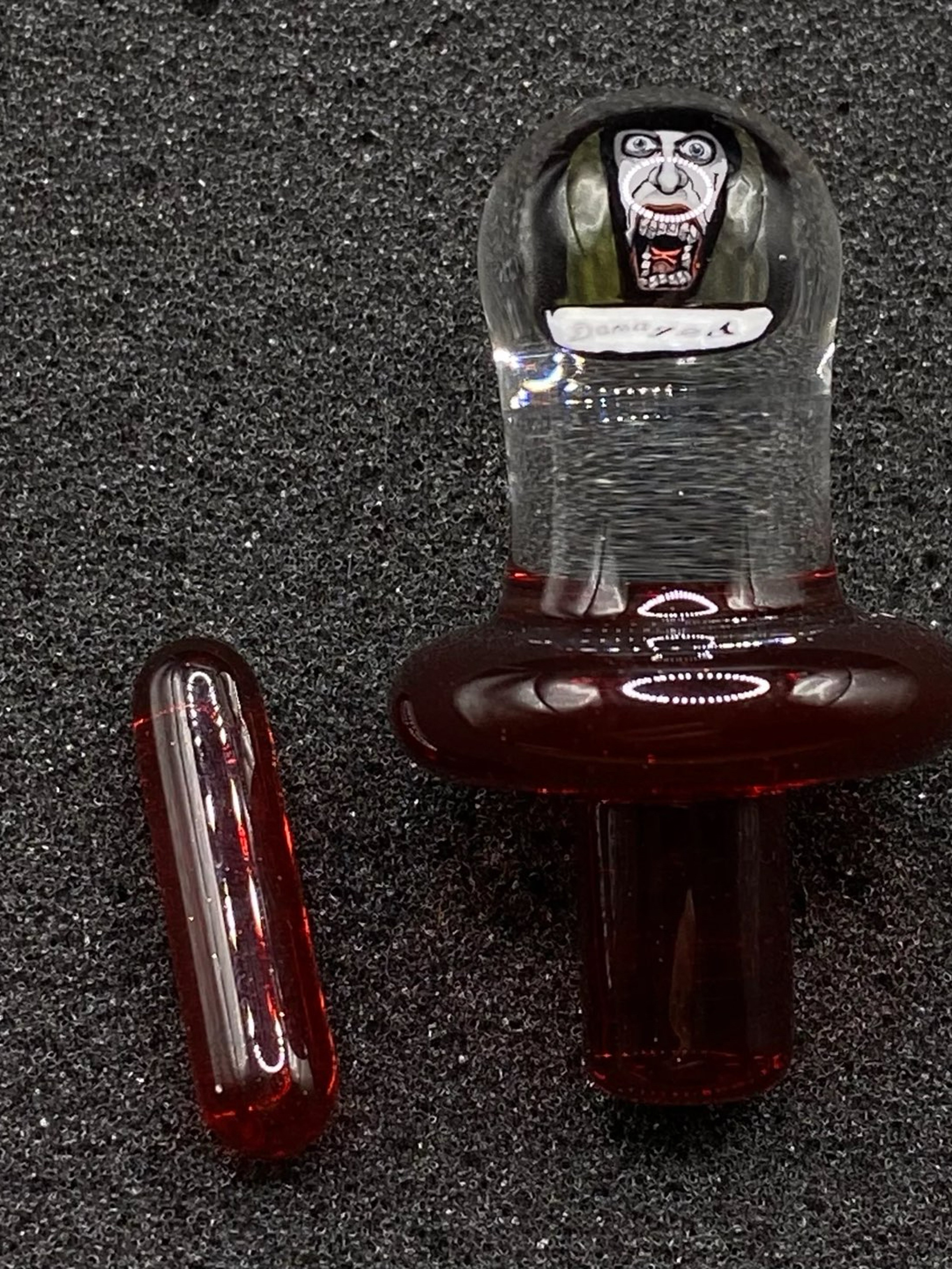 Keys Glass - Joker Ruby Slippers Control Tower Plug Cap Set image 0