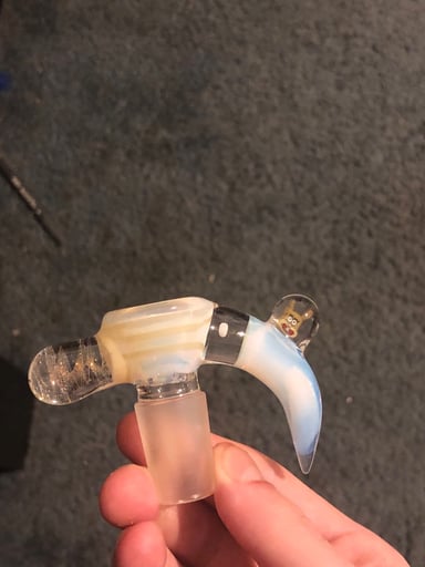 Preview pic of 4 hole Custom butter x Ghost howls glass sandy millie