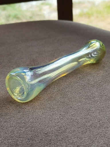 Preview pic of Silver fumed Color changing Chillum