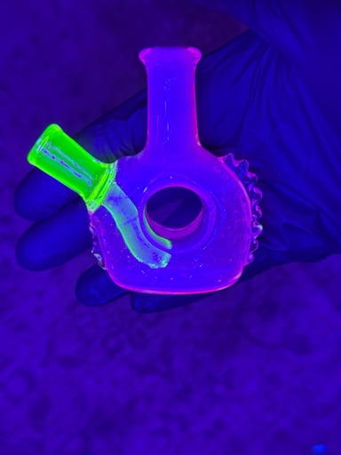 Preview pic of (Trade 4 Slide) Orian Glass UV Donut Mini Rig