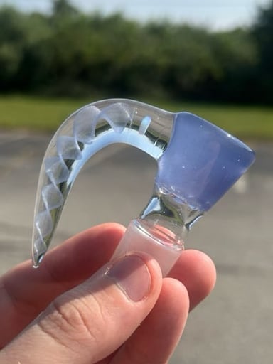Preview pic of 18/4 Opal Dan Dillion Glass American Slide (brand new never used)