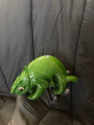 Preview pic of Chameleon Glass Lizard Handpipe
