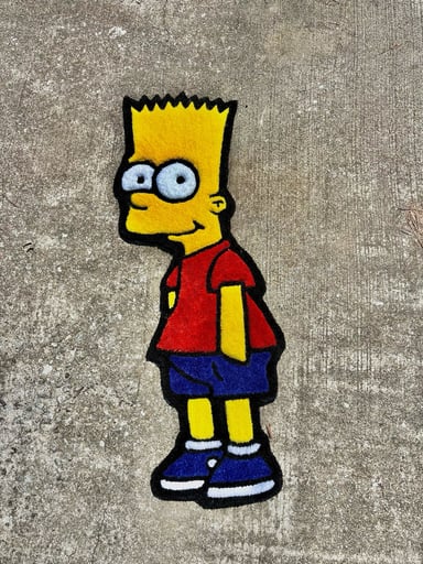 Preview pic of Bart simpson custom rug