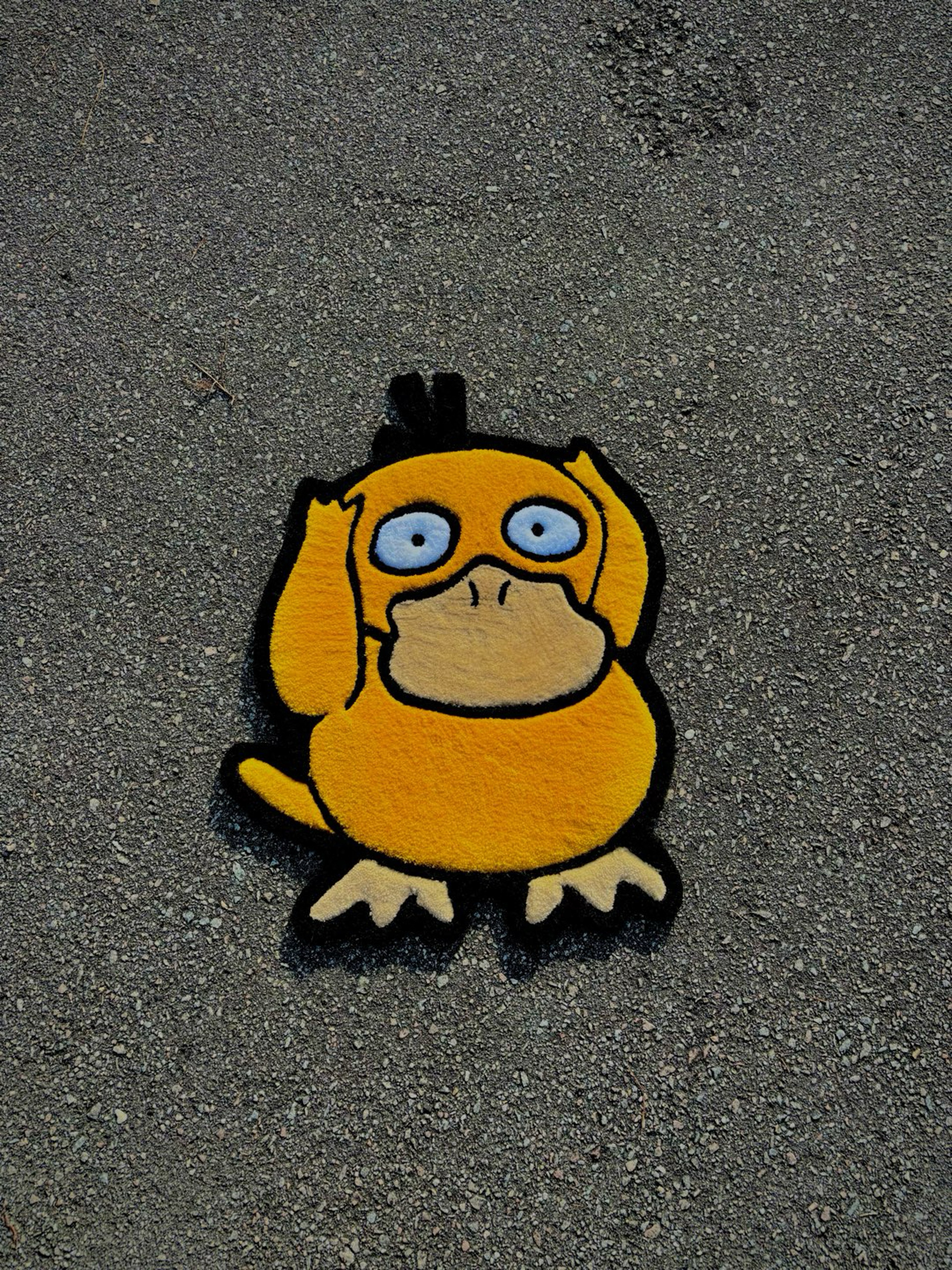 Preview pic of Psyduck Pokemon custom rug