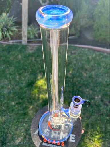Preview pic of Ashme Glass 120 hole NS Lucid/Black cropal