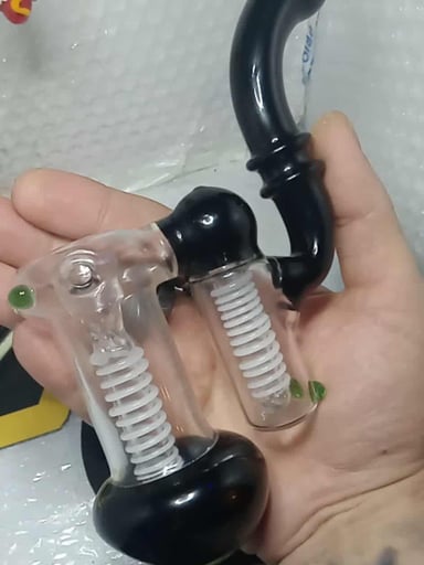 Preview pic of COLLECTIBLE,FUNCTIONAL,BRAND-NEW,DOUBLE CHAMBER ,BUBBLER