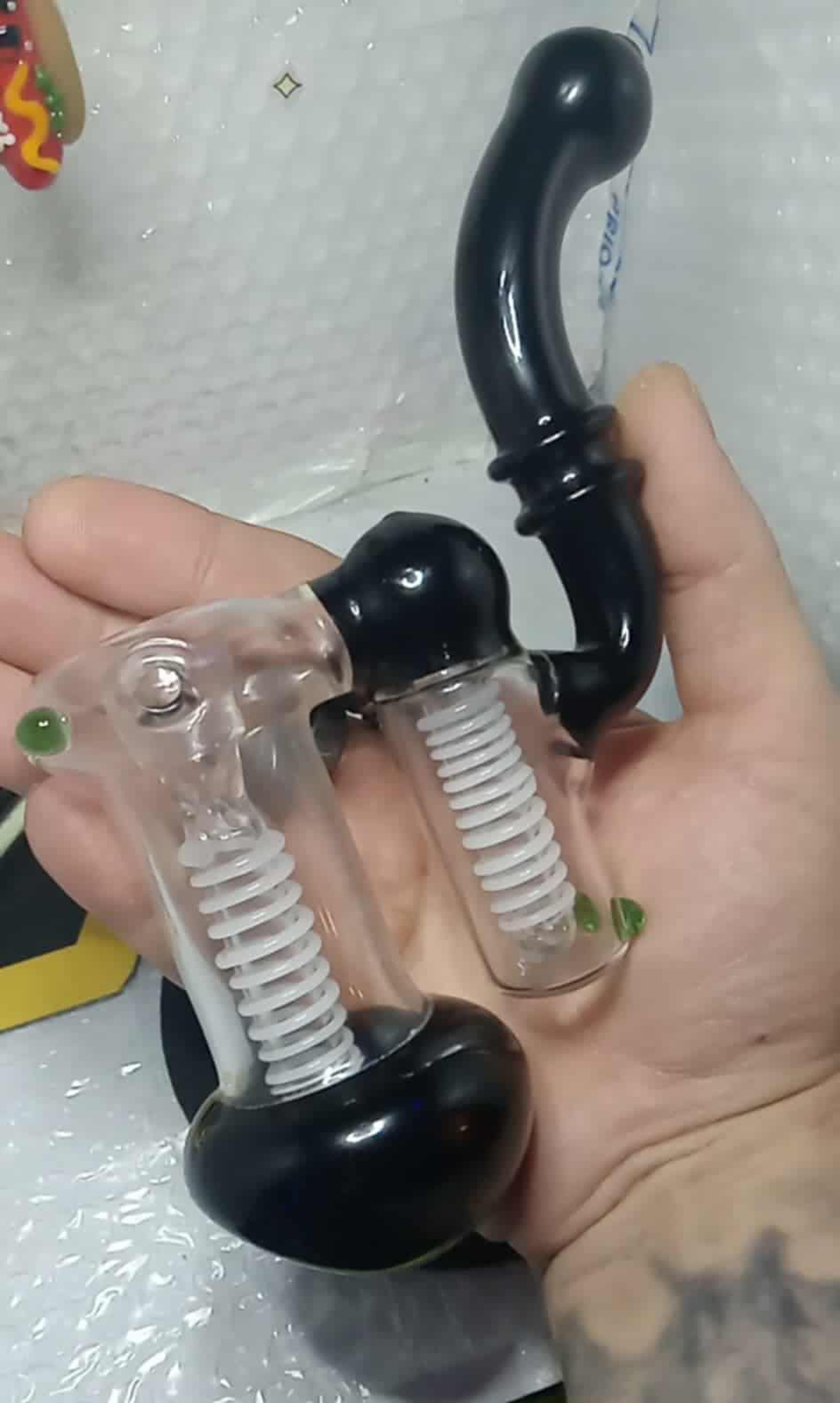COLLECTIBLE,FUNCTIONAL,BRAND-NEW,DOUBLE CHAMBER ,BUBBLER image 0