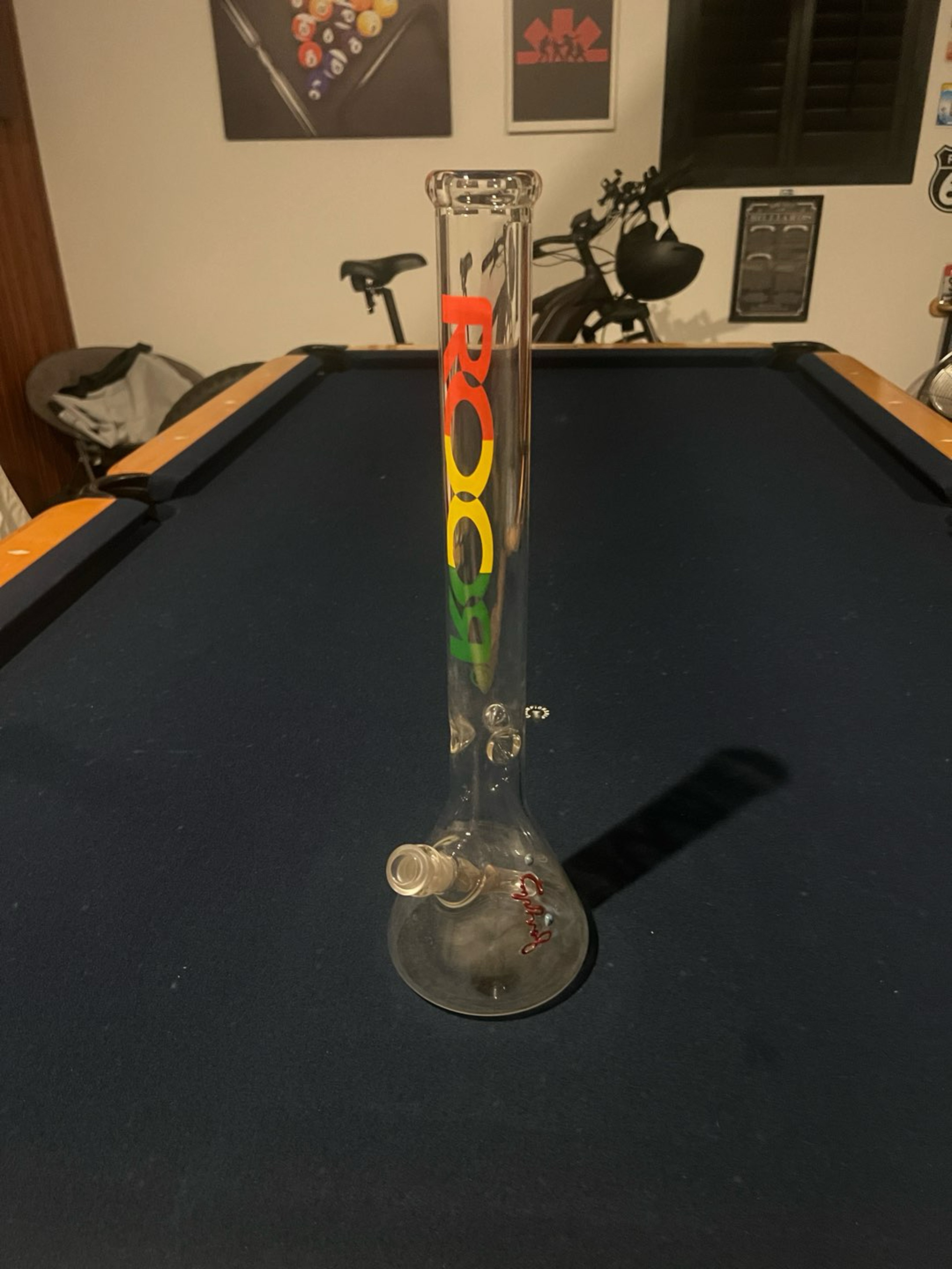 18”Inch RooR Rasta Beaker Bong image 0
